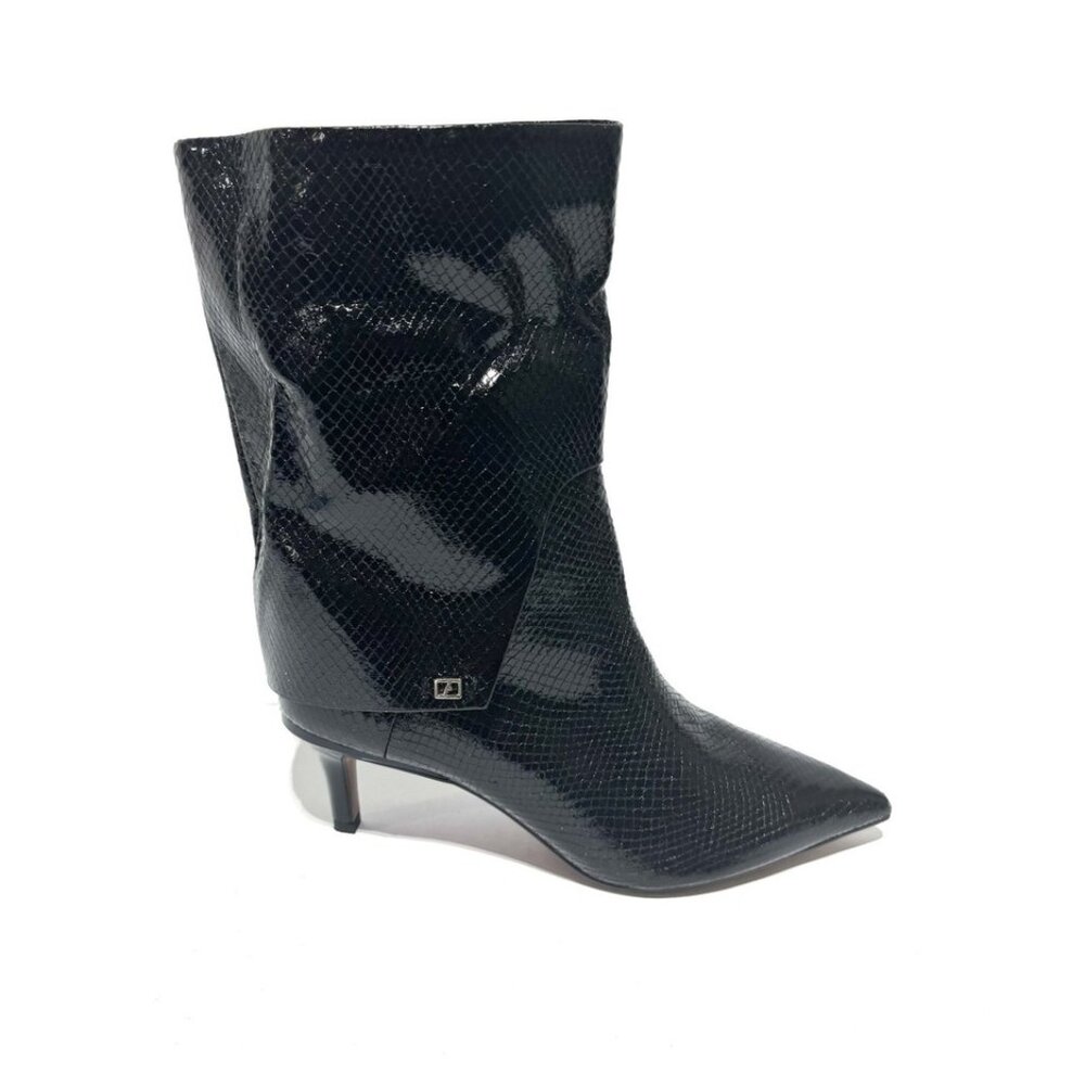 Franco Sarto Womens Alberta Boot Black Size 8.5M